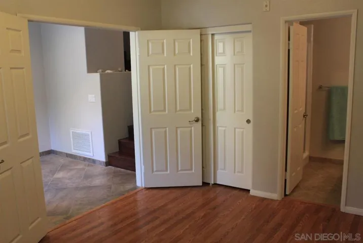 Downstairs bedroom with full private bathroom