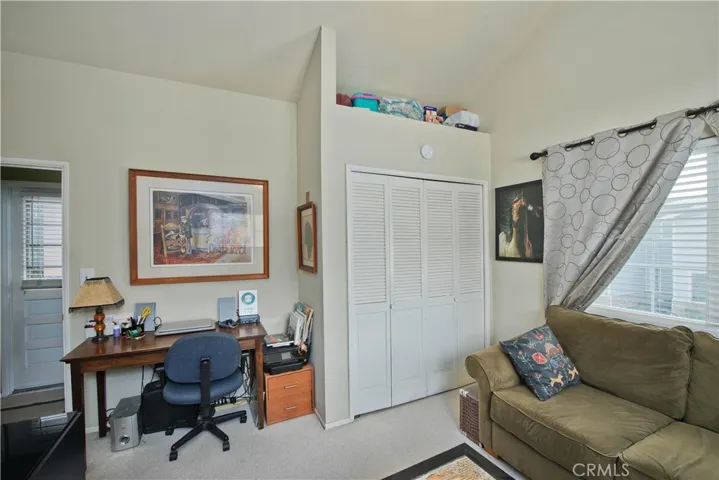 Upstairs bedroom being used as den