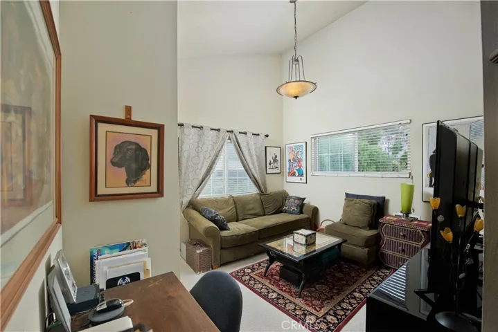 Upstairs bedroom being used as den