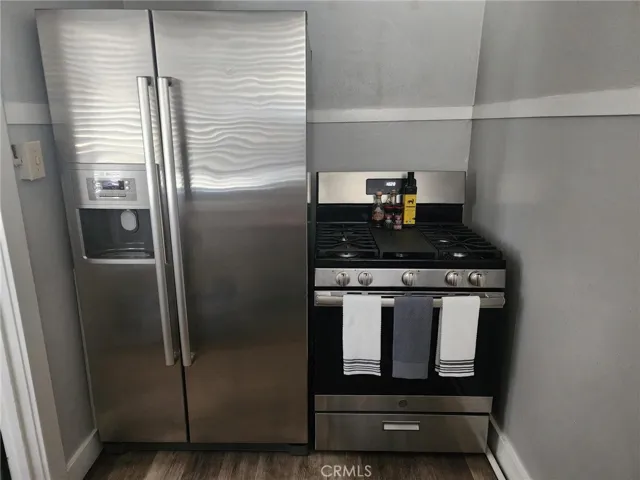 Gas Stove and refrigerator included.
