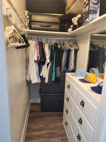 the other is a walk-in closet with a mirror on the door and drawers for clothing. All 1920's original- keeping the flavor of this 1922 building.