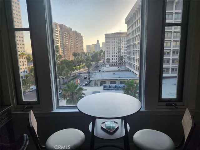 Enjoy a glass of wine as you look out over the city.