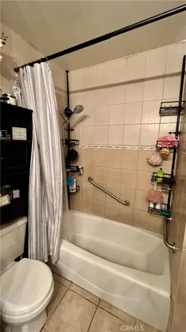 Main bathroom in hallway
