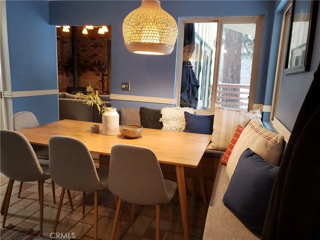 Dining area off of kitchen