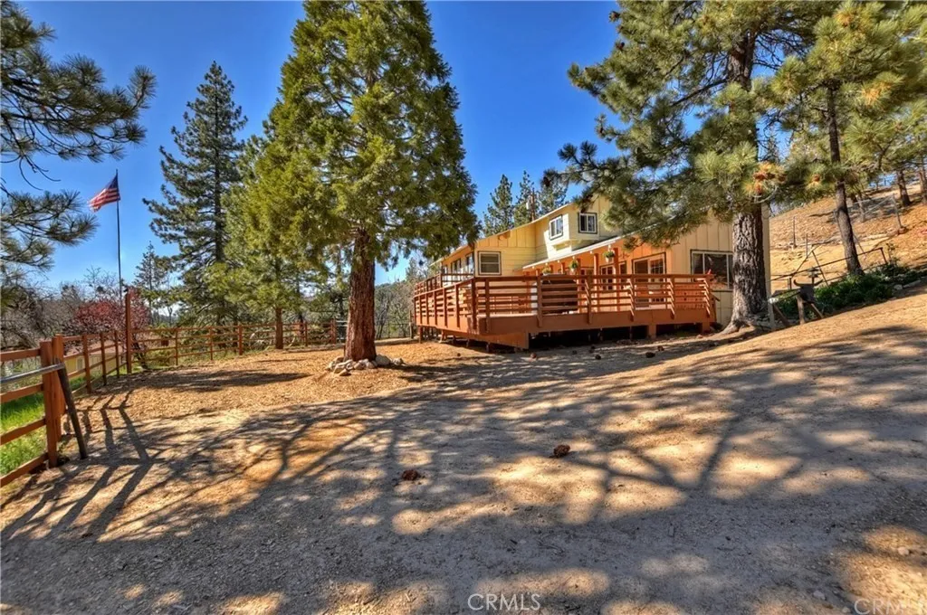 Side view of house.