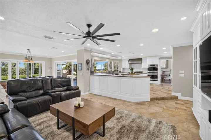 Family Room overlooking kitchen