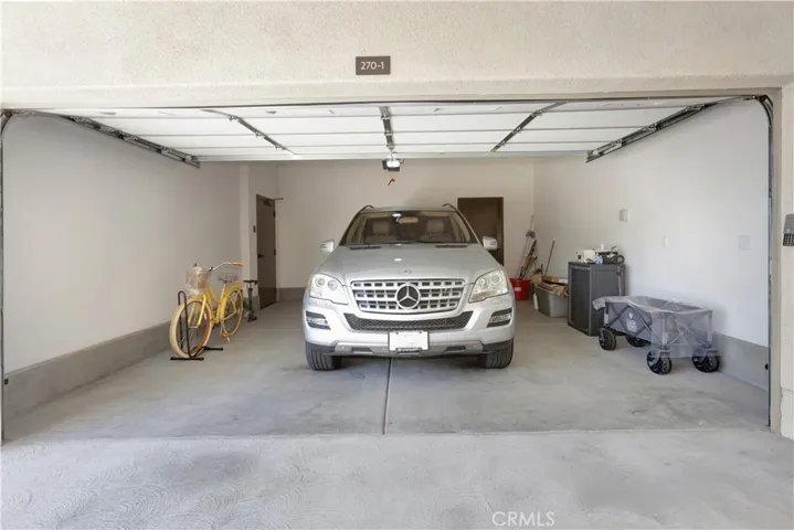 Two Car Garage with private Storage Room