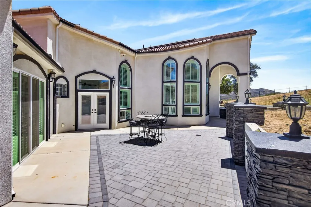 Rear patio