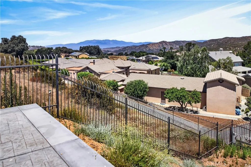 from property looking towards Mt Baldy