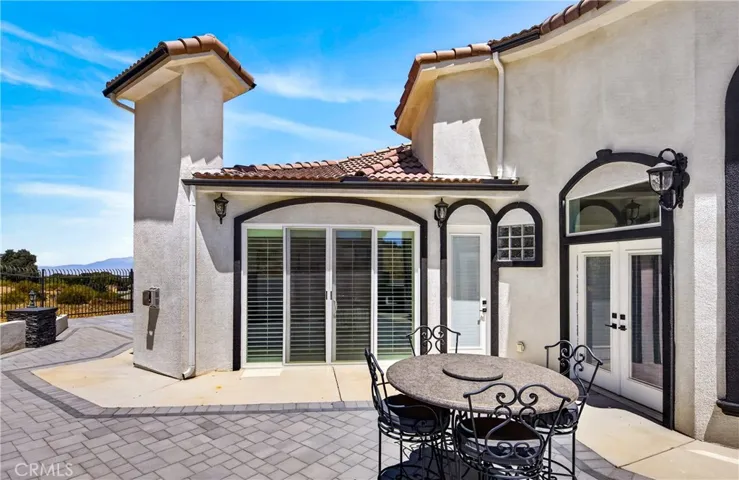Rear patio