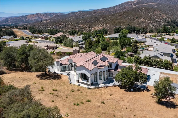 drone view-rear of house from south