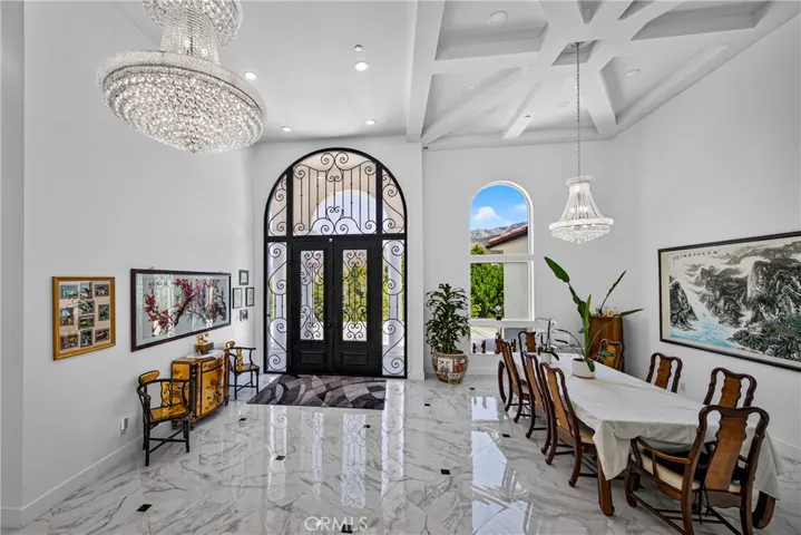 Entry way with view from living room