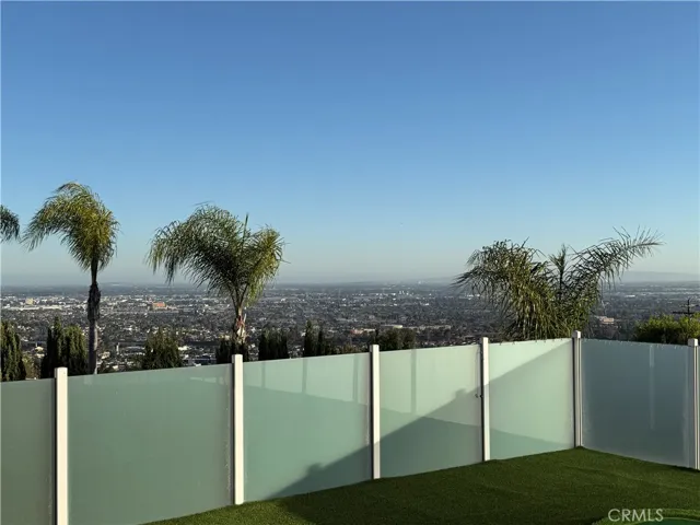 view from the master balcony