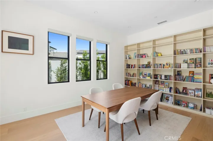 Office behind family room