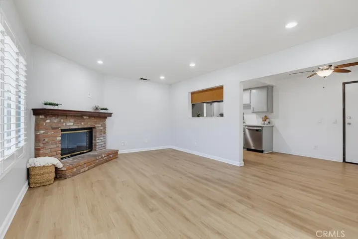 Fireplace in living room