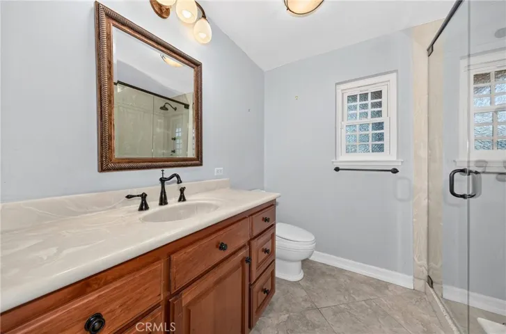 Primary bathroom.