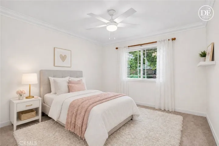 Bedroom 3 with virtual furnishings.