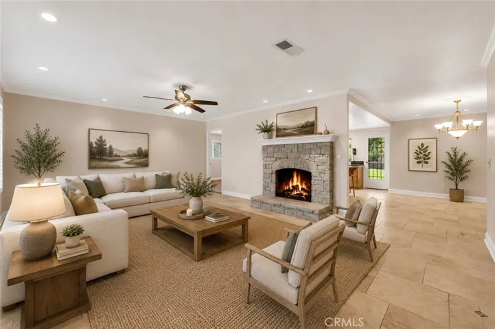 Family Room - virtually staged