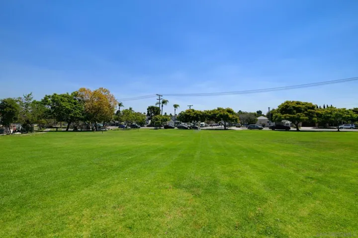 View from the front of the house-looks directly at the park.