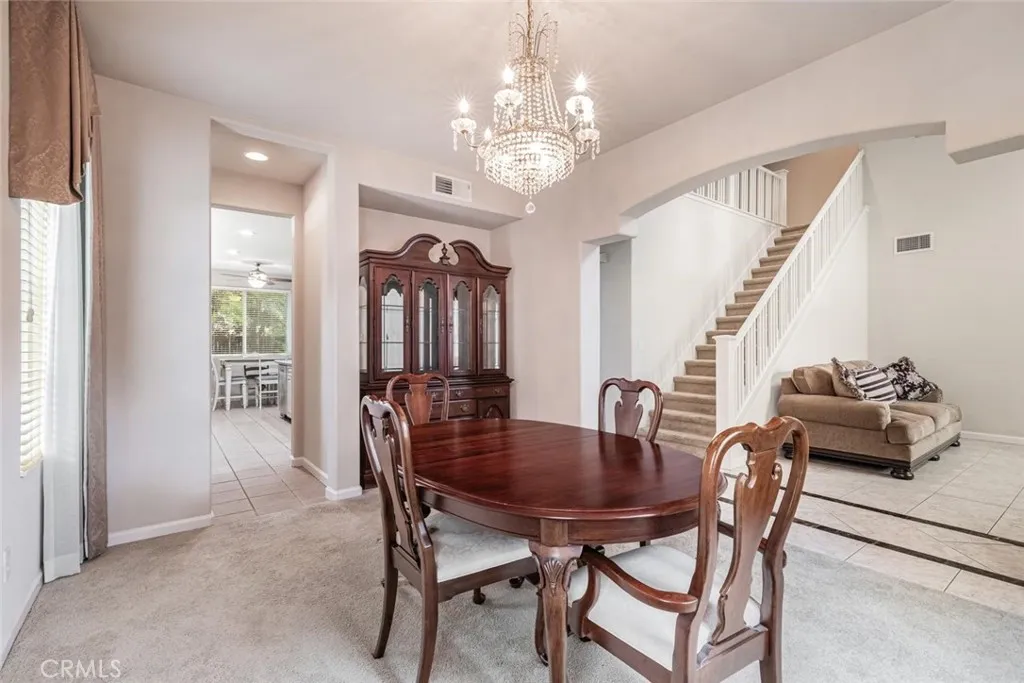 Butler Pantry connects dining room to the kitchen