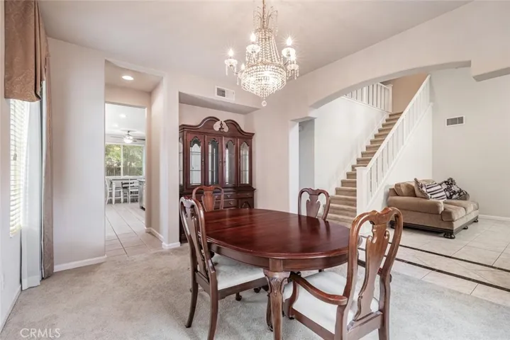 Butler Pantry connects dining room to the kitchen