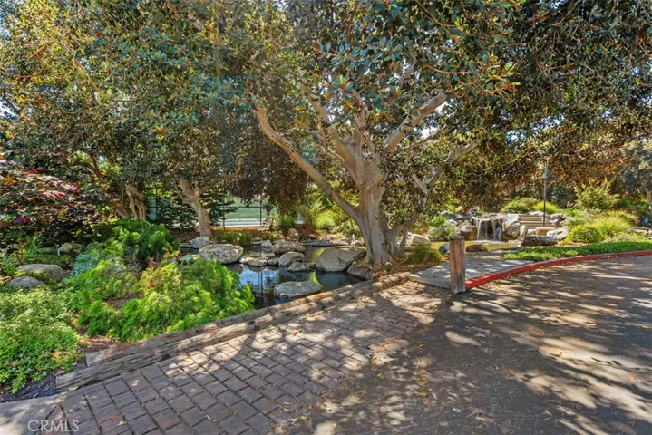 Lush landscaping