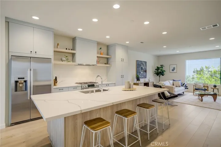 2nd Floor - Kitchen + Living Area