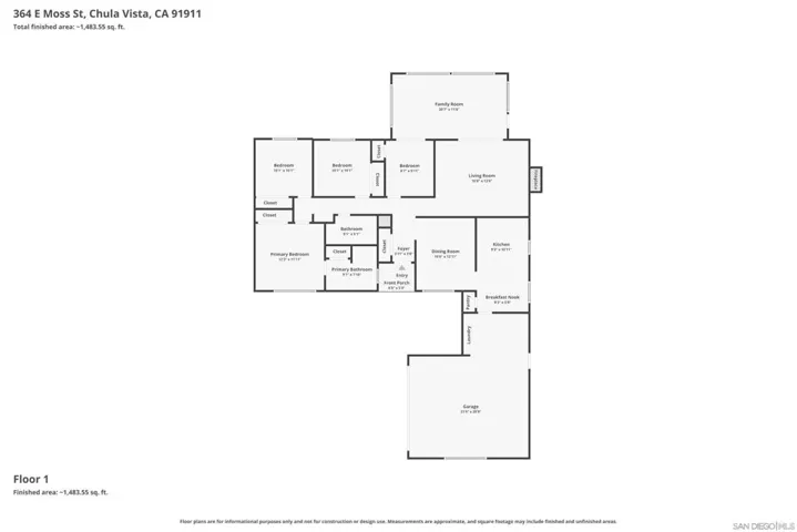 364 E Moss, Chula Vista, California 91911