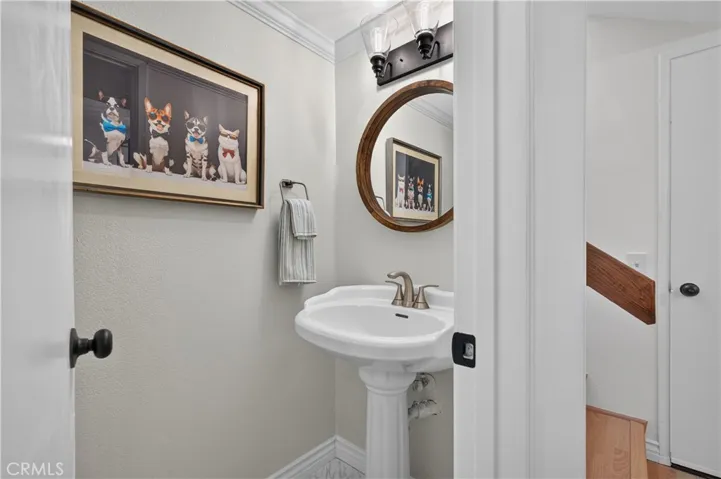 Main floor powder room