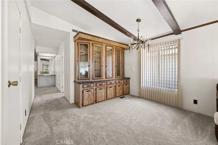 Formal dining room area