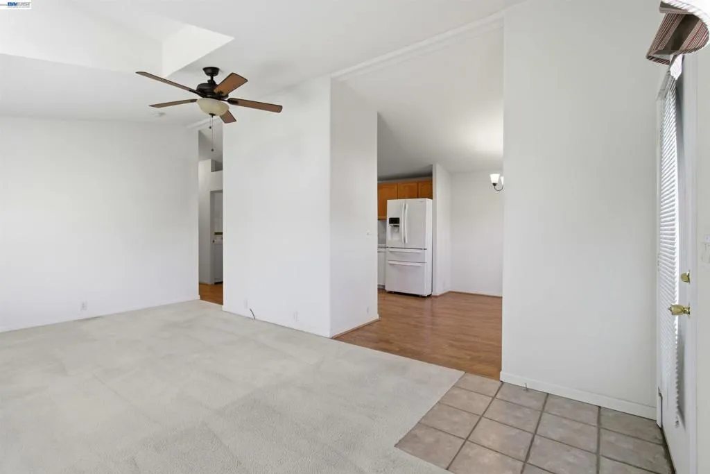 Living room to Kitchen and dining