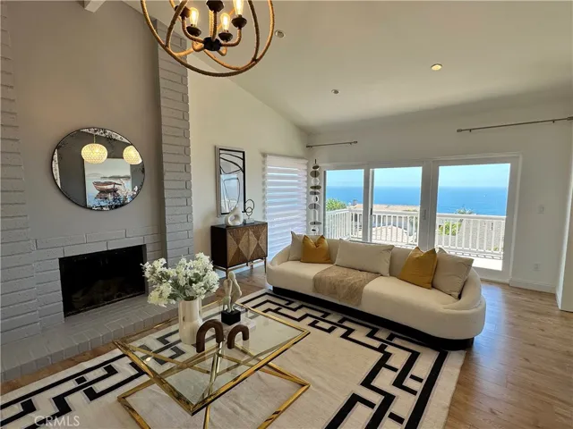 Beautiful ocean view from living room
