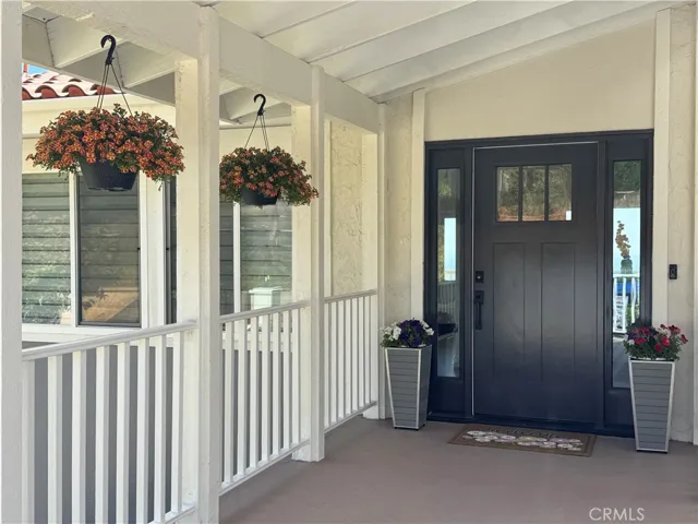 Entry at front