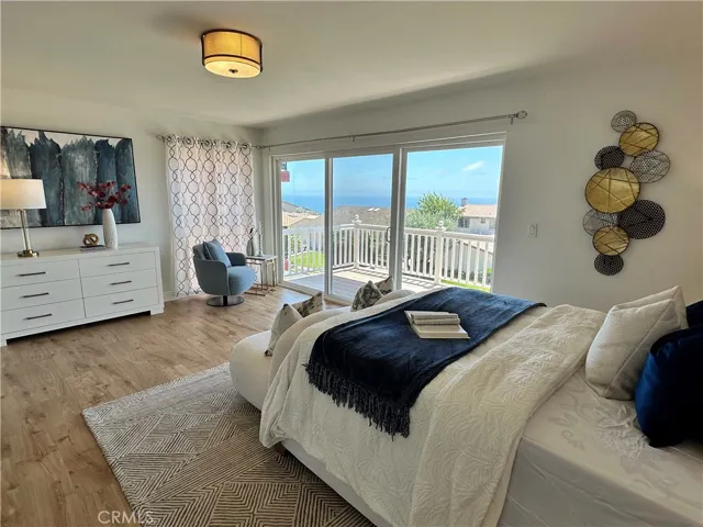 Master bedroom has ocean view