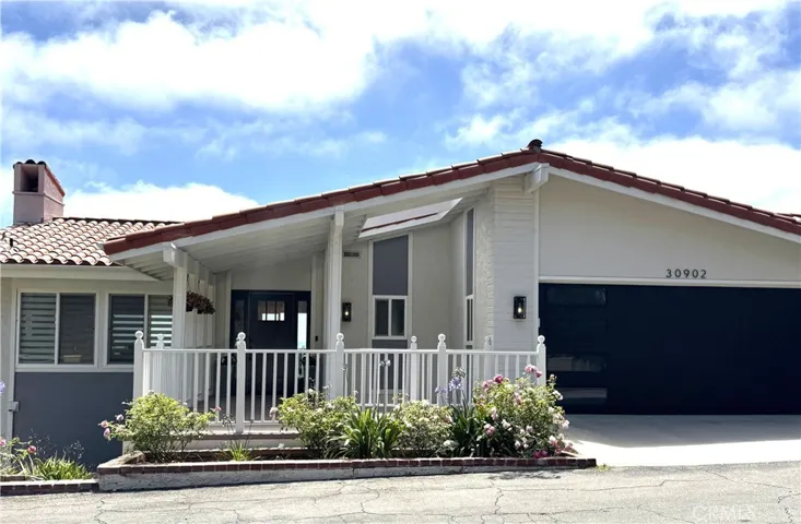 Front view of the house