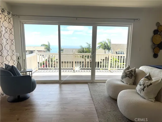 Master bedroom has patio door opens to balcony