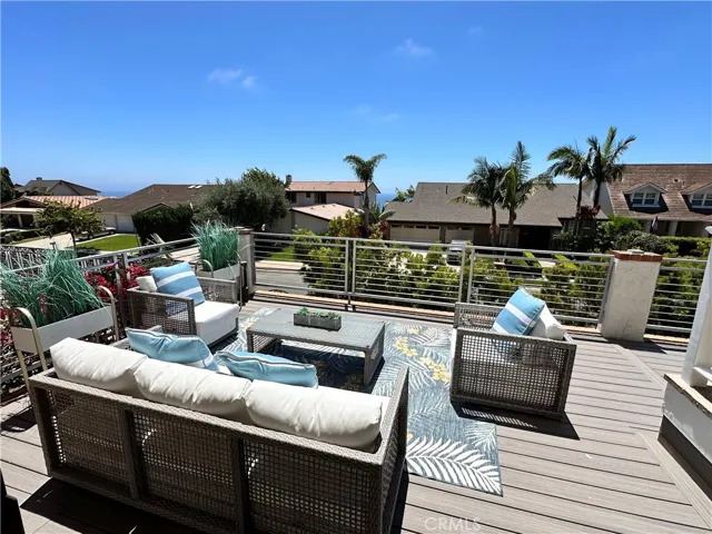 Patio deck at lowest level