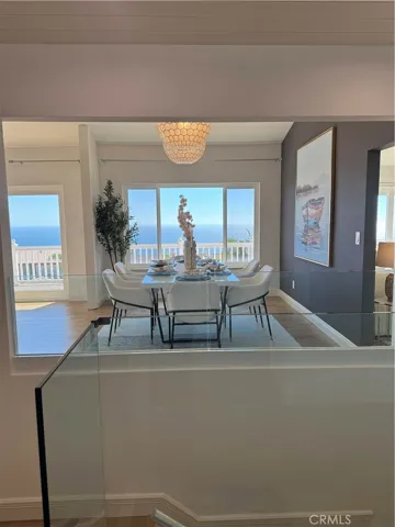 view at front door