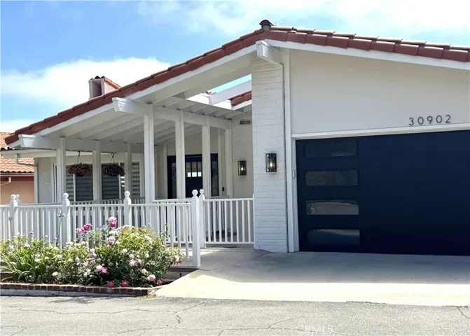 Front view of the house