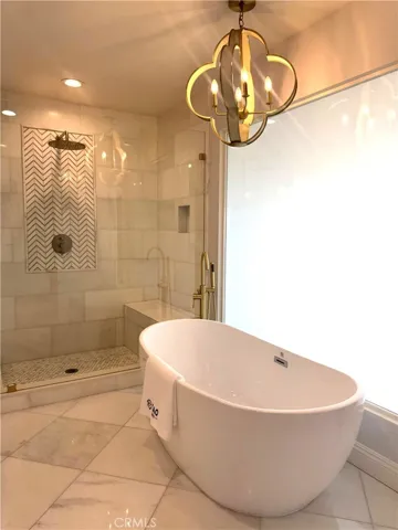 Standalone tub and shower