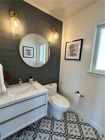 Powder room at top floor