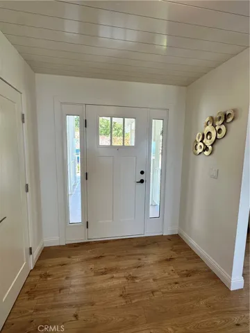 Front door/foyer at interior