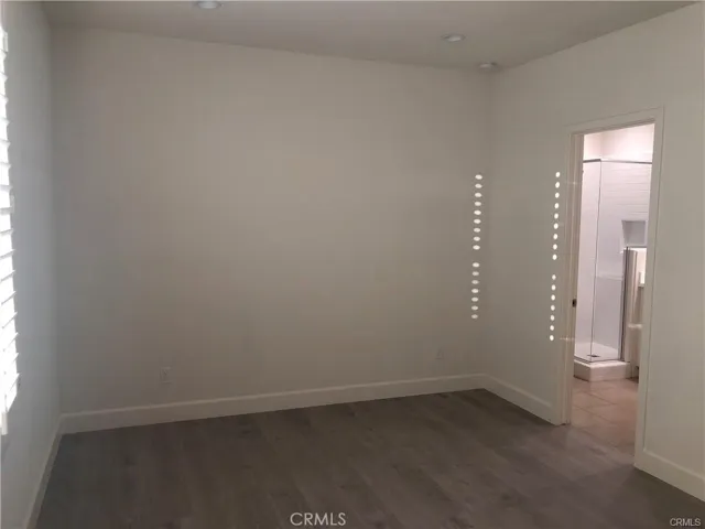 Master bedroom and bathroom