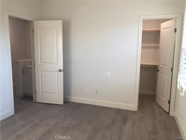 Master bedroom and closet