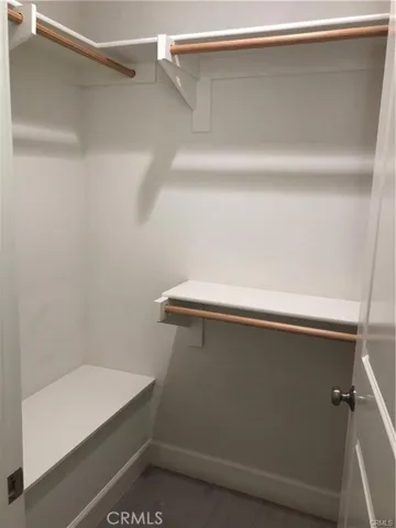 Master walk-in closet