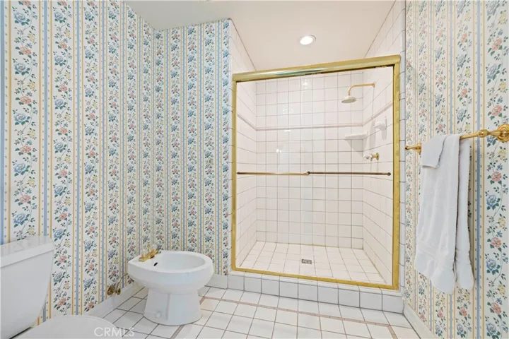 primary bathroom with bidet