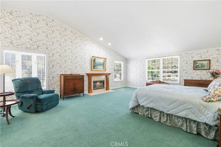 bedroom #2 - primary w/virtual flame