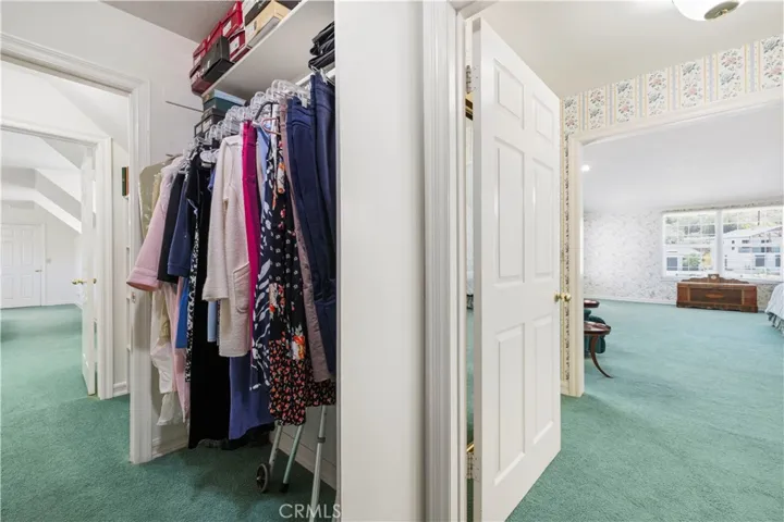 primary bedroom walk-in closet