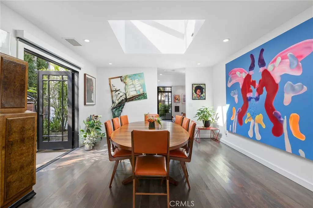 Dining Room - Front House - Skylight + French Doors
