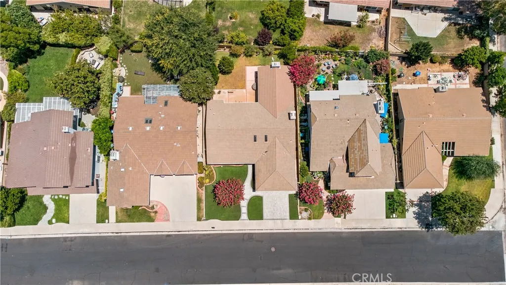 Arial view of home. and neighboring homes.
